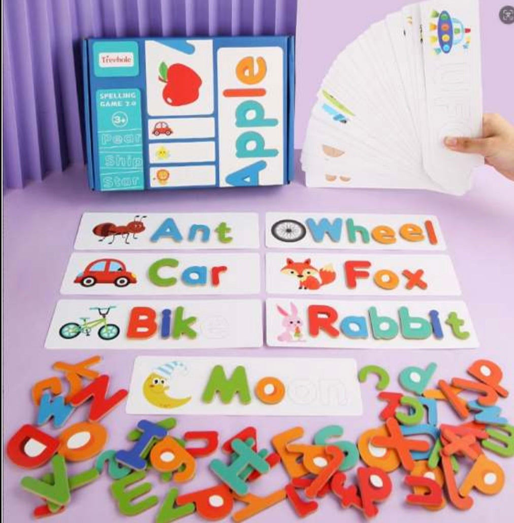 Visual Support See and Spell Word Game