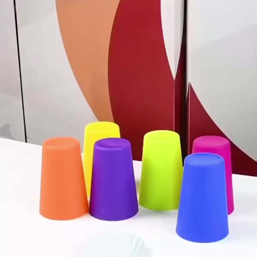 Color Stacking Cups: Develop Fine Motor Skills and Color Recognition